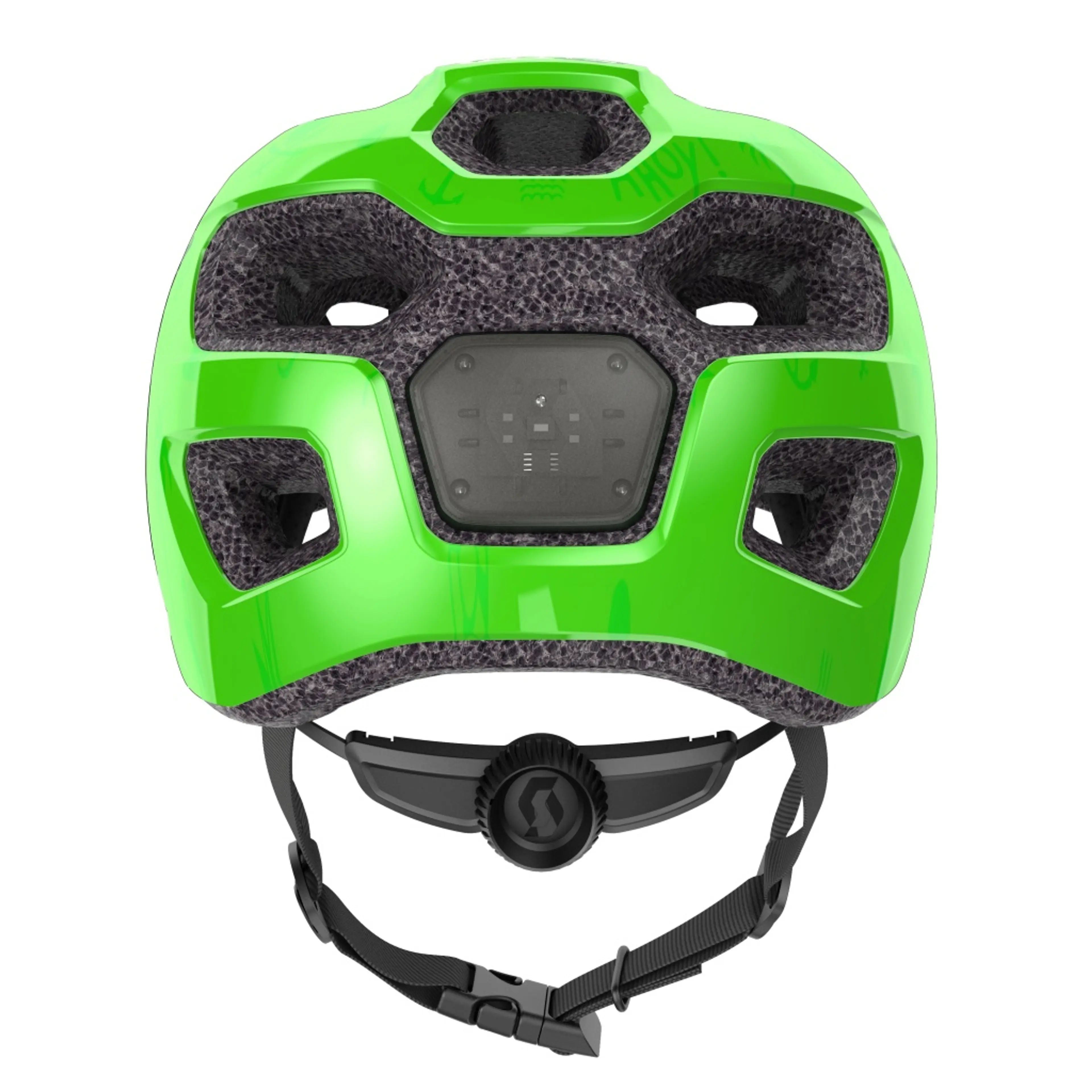 CASCO SPUNTO KID VERDE FLUOR