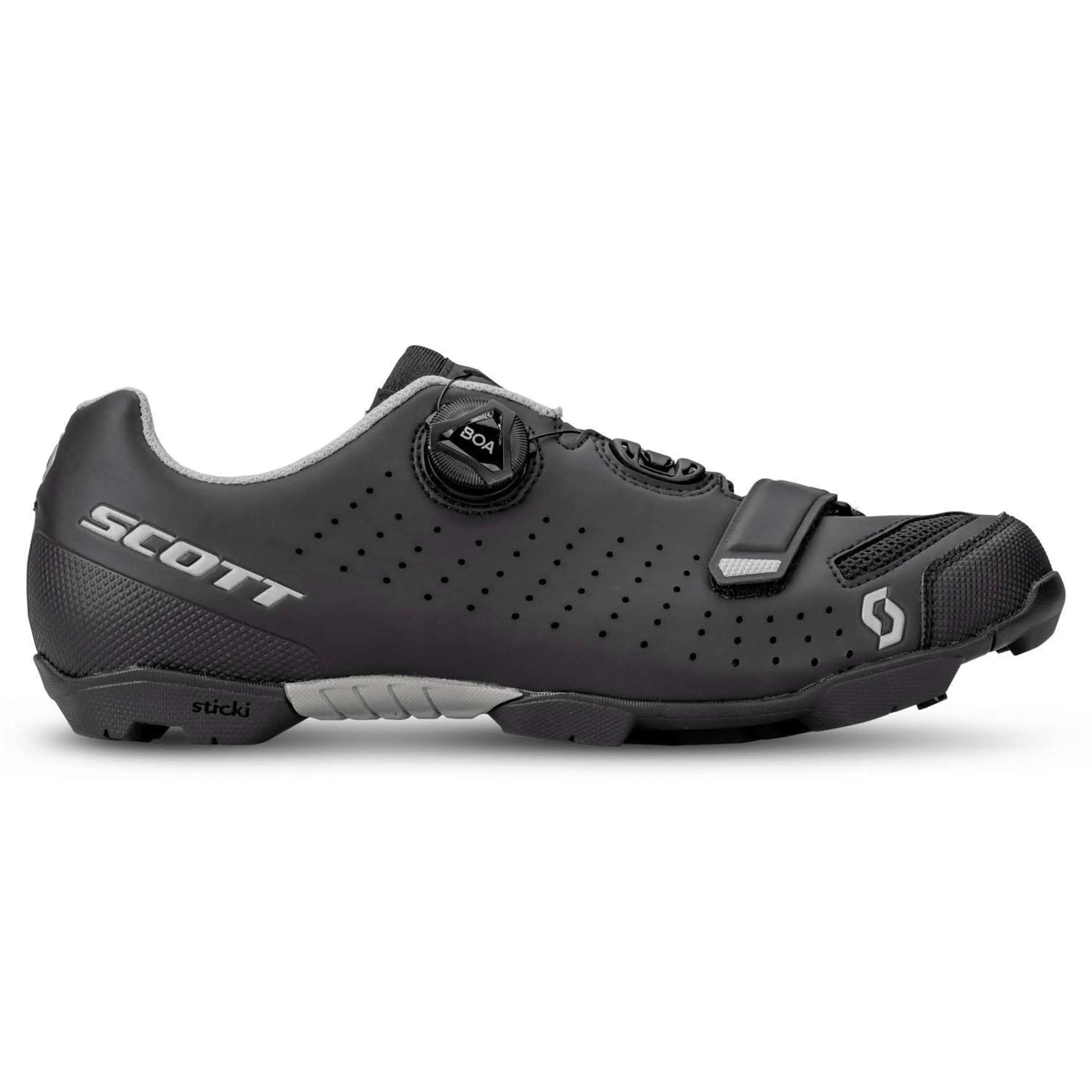 ZAPATILLAS MTB COMP.BOA BK/SILV T45