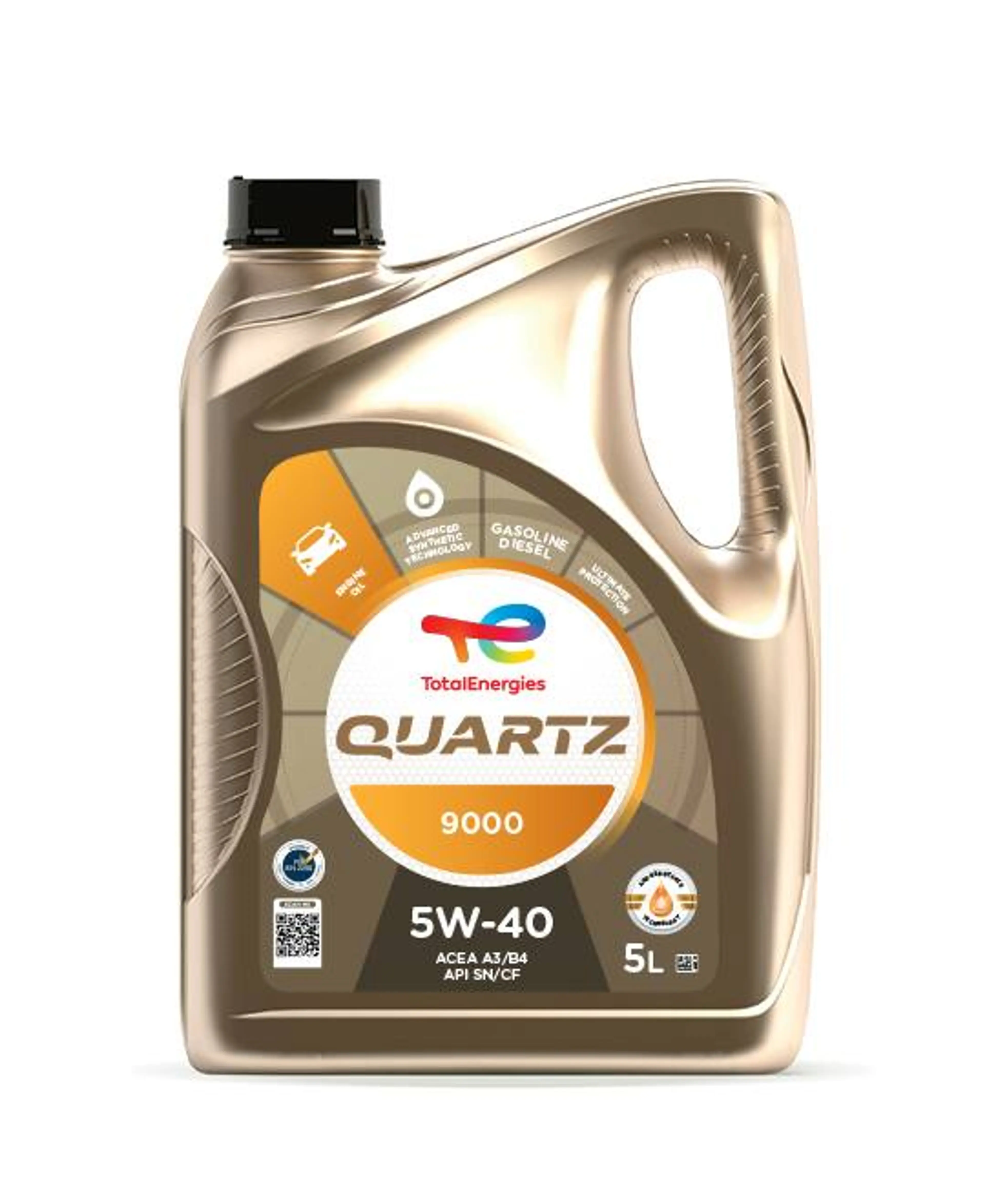 TOTAL QUARTZ 9000 ENERGY 5W40 5L