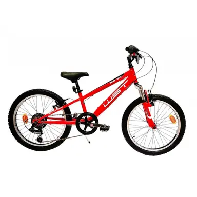 BICI WST 20" C/ SUSPENSION 6 V ROJA