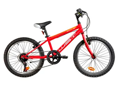 BICI WST 20" 6 V. RIGIDA ROJA