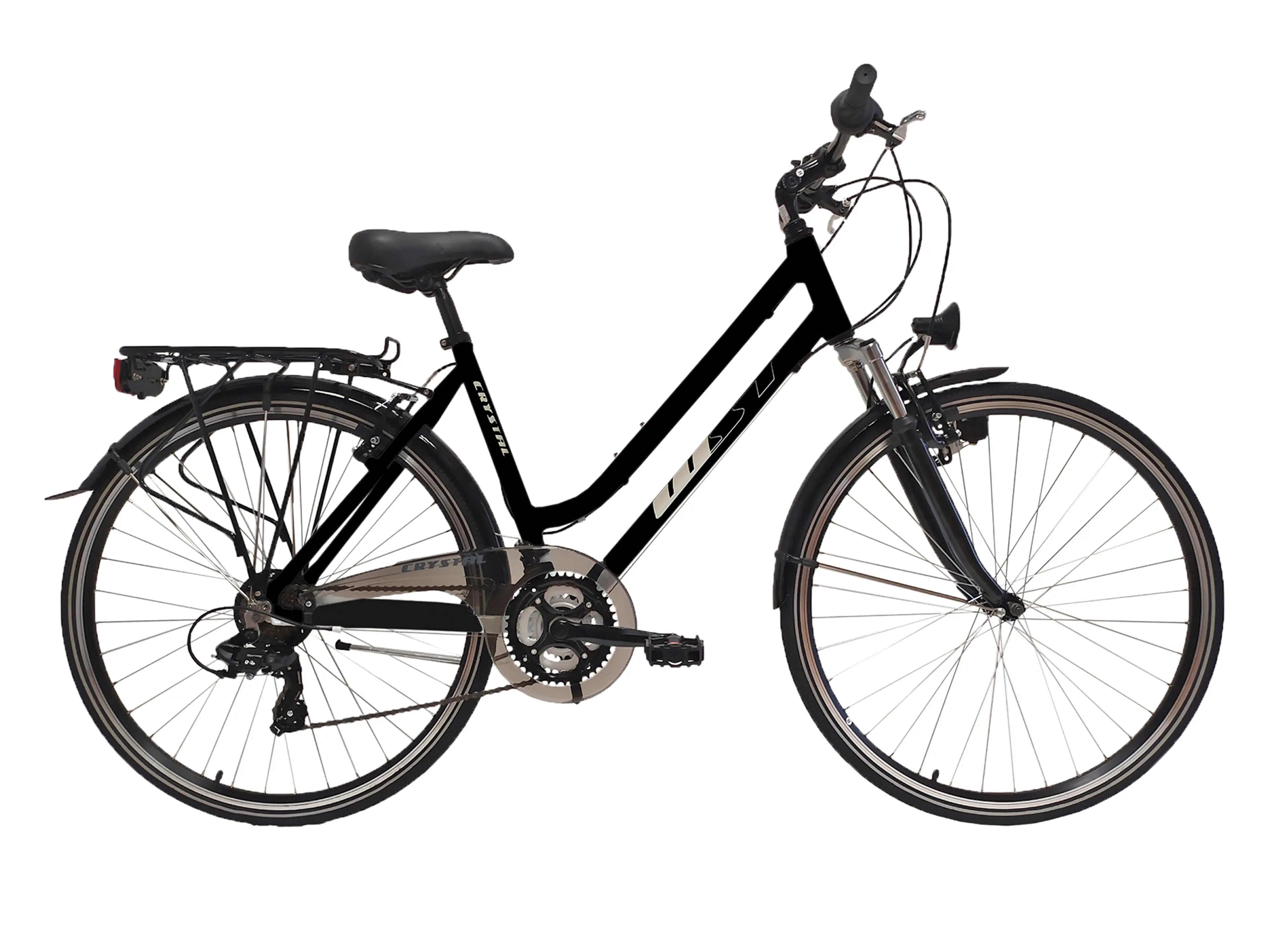 BICI 28" CRYSTAL URBAN ALUMINIO NEG